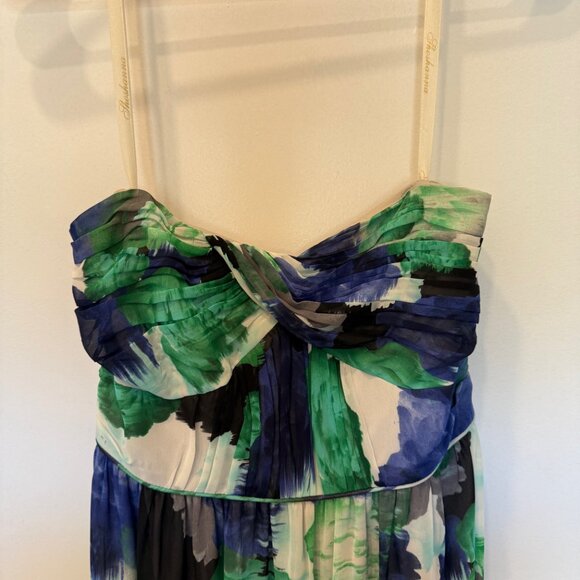 Shoshanna Strapless Multi-Colored Floral Maxi Dress - Picture 6 of 9